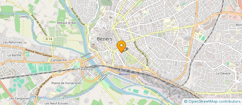 localisation de l'entreprise MONSIEUR YOUNES AIT OUMZIL  BEZIERS