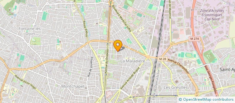 localisation de l'entreprise MONSIEUR YOUNES AMGHAR à DIJON