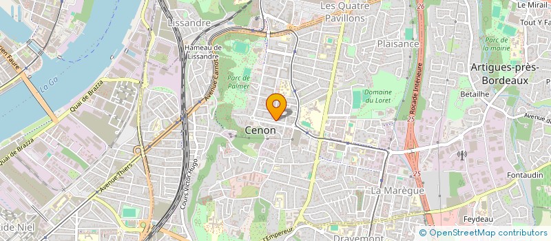 localisation de l'entreprise MONSIEUR YOUNES AOUAD  CENON