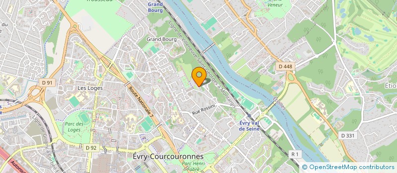 localisation de l'entreprise MONSIEUR YOUNES ASSAOUCI  EVRY-COURCOURONNES