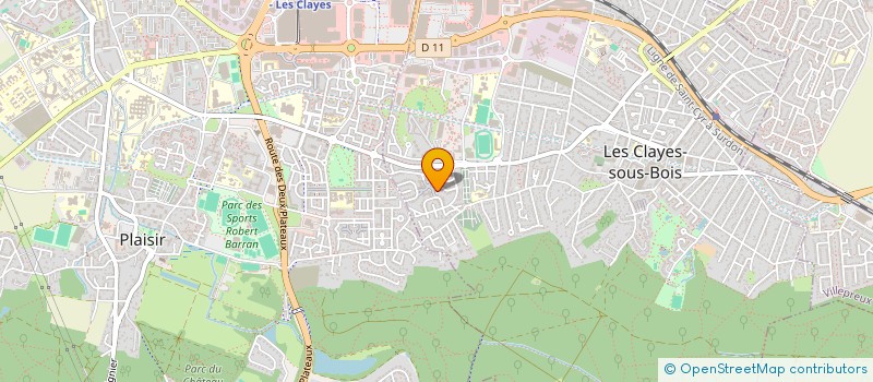 localisation de l'entreprise MONSIEUR YOUNES ATANAN EL BAKALI  LES CLAYES-SOUS-BOIS