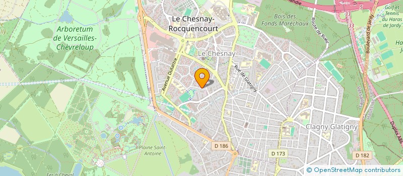 localisation de l'entreprise MONSIEUR YOUNES AZIL à LE CHESNAY-ROCQUENCOURT