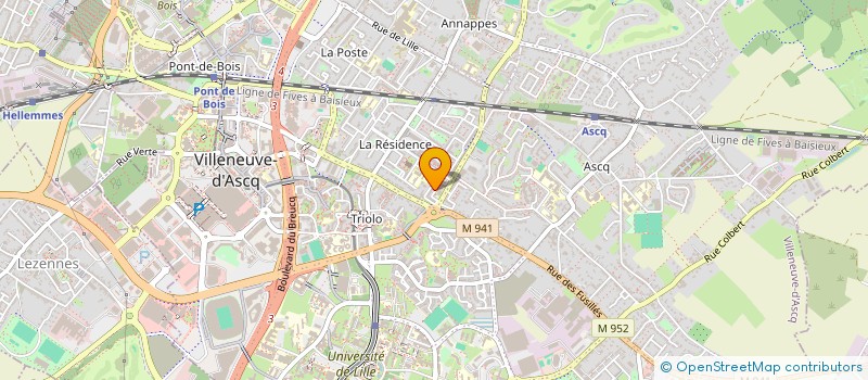 localisation de l'entreprise MONSIEUR YOUNES BAHRI  VILLENEUVE-D'ASCQ