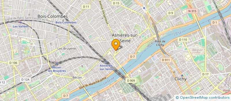 localisation de l'entreprise MONSIEUR YOUNES BARKAT  CLICHY