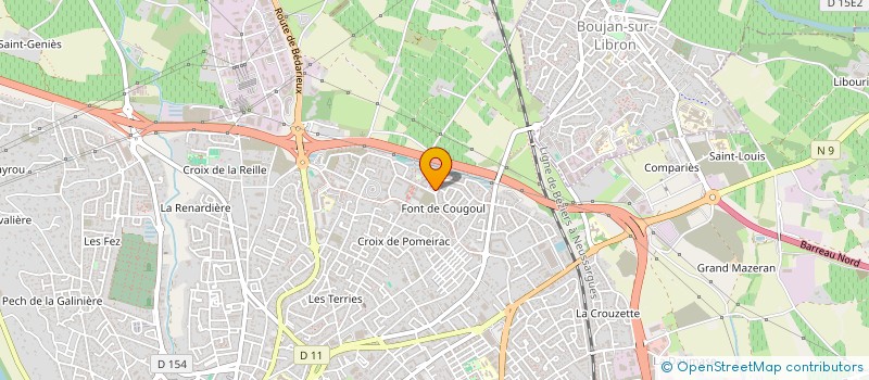 localisation de l'entreprise MONSIEUR YOUNES BELARBI  BEZIERS