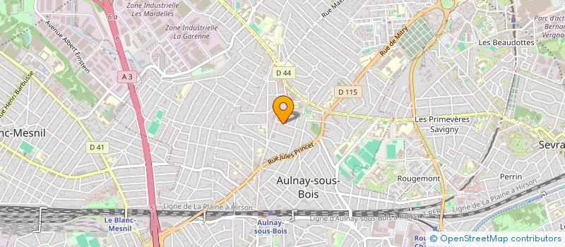 localisation de l'entreprise MONSIEUR YOUNES BENAKKACHA à AULNAY-SOUS-BOIS