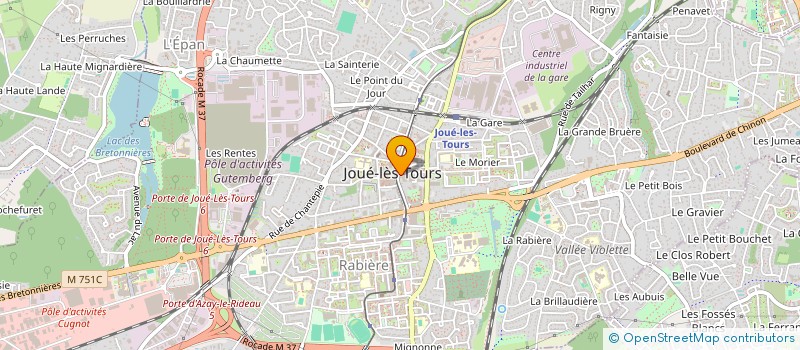 localisation de l'entreprise MONSIEUR YOUNES BENBEDRA  JOUE-LES-TOURS