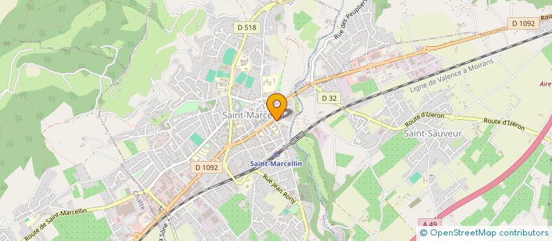 localisation de l'entreprise MONSIEUR YOUNES BENCHELEF  SAINT-MARCELLIN