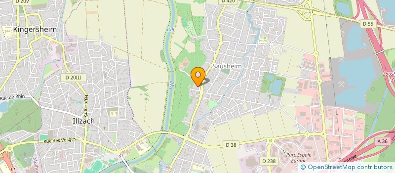 localisation de l'entreprise MONSIEUR YOUNES BENHAMROURA  SAUSHEIM