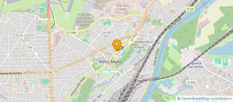 localisation de l'entreprise MONSIEUR YOUNES BENYAHIA à ATHIS-MONS