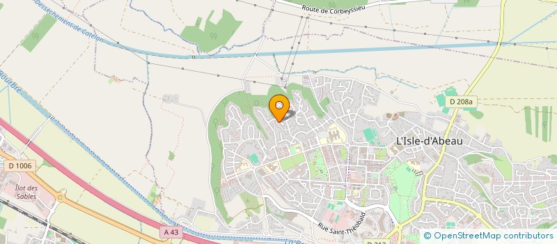 localisation de l'entreprise MONSIEUR YOUNES BENZAZA  L'ISLE-D'ABEAU