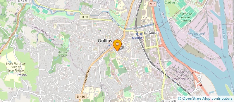 localisation de l'entreprise MONSIEUR YOUNES BIRIRI  OULLINS-PIERRE-BENITE