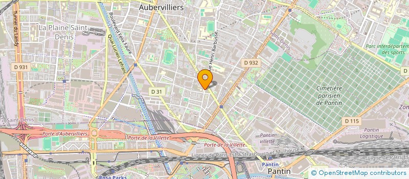 localisation de l'entreprise MONSIEUR YOUNES BOUAZIZ à AUBERVILLIERS