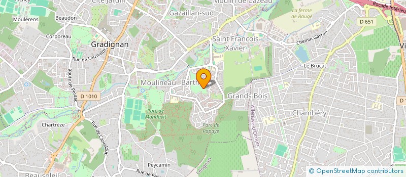 localisation de l'entreprise MONSIEUR YOUNES BOUCHNIBA  GRADIGNAN