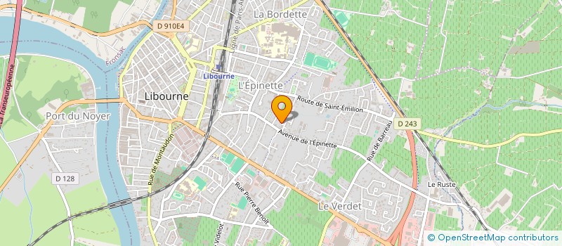 localisation de l'entreprise MONSIEUR YOUNES BOUGADDACH  LIBOURNE