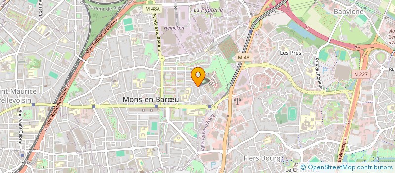 localisation de l'entreprise MONSIEUR YOUNES BOUHASSOUN  MONS-EN-BARUL