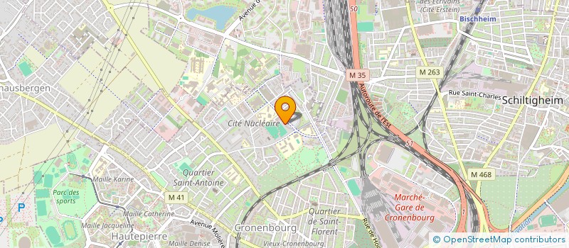 localisation de l'entreprise MONSIEUR YOUNES BOULAHTIT à STRASBOURG