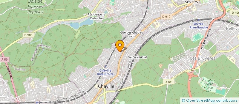 localisation de l'entreprise MONSIEUR YOUNES BOUMOUR à CHAVILLE