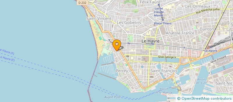 localisation de l'entreprise MONSIEUR YOUNES CHATI  LE HAVRE