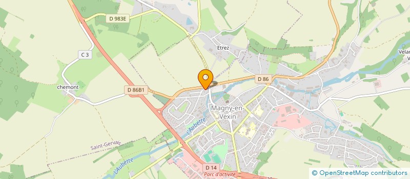 localisation de l'entreprise MONSIEUR YOUNES CHEKKAL  MAGNY-EN-VEXIN