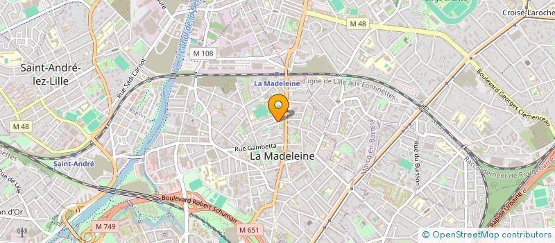 localisation de l'entreprise MONSIEUR YOUNES CHERIF ZAOUI à LA MADELEINE