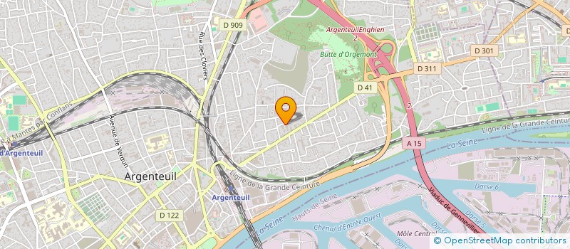 localisation de l'entreprise MONSIEUR YOUNES DERFOUFI  ARGENTEUIL