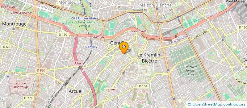 localisation de l'entreprise MONSIEUR YOUNES DESTOUR  GENTILLY