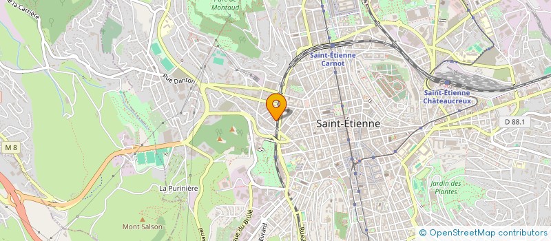 localisation de l'entreprise MONSIEUR YOUNES DIAR  SAINT-ETIENNE