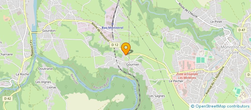 localisation de l'entreprise MONSIEUR YOUNES DJALIL  BAS-EN-BASSET