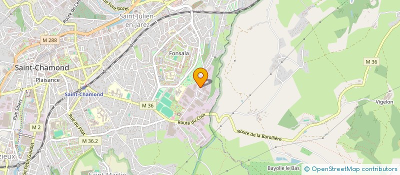 localisation de l'entreprise MONSIEUR YOUNES DJEFFAL  SAINT-CHAMOND