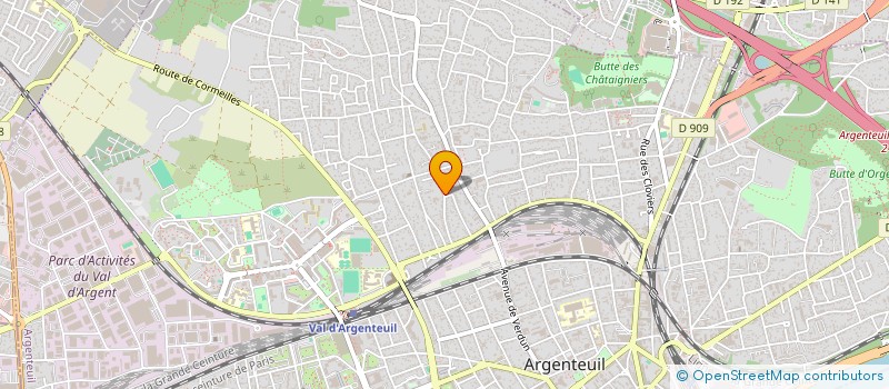 localisation de l'entreprise MONSIEUR YOUNES DJEROUDI  ARGENTEUIL