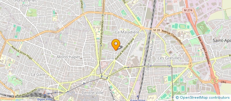 localisation de l'entreprise MONSIEUR YOUNES DRIAOU  DIJON