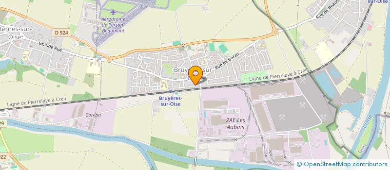 localisation de l'entreprise MONSIEUR YOUNES EL GUENDOUZ  BRUYERES-SUR-OISE