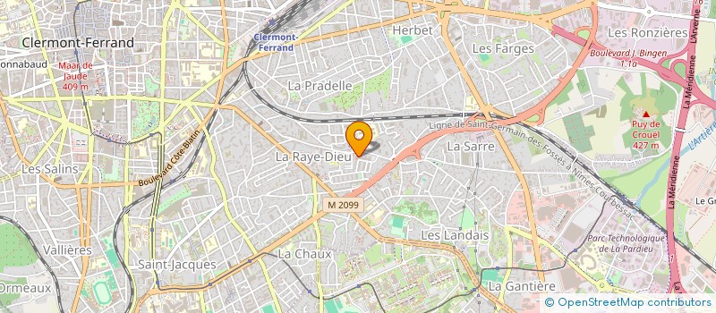 localisation de l'entreprise MONSIEUR YOUNES EL YAZGHI  CLERMONT-FERRAND