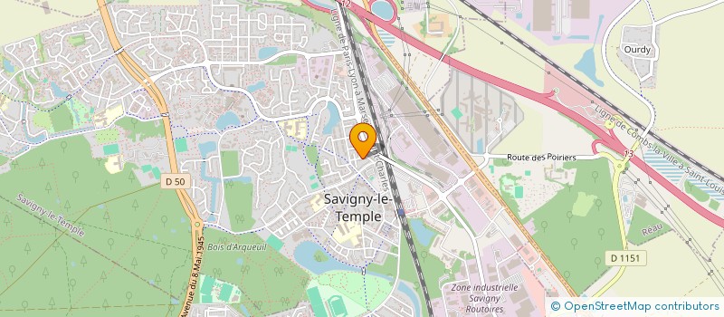 localisation de l'entreprise MONSIEUR YOUNES EMBOUAZZA  SAVIGNY-LE-TEMPLE