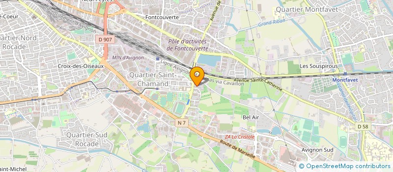 localisation de l'entreprise MONSIEUR YOUNES FAOUZI  AVIGNON