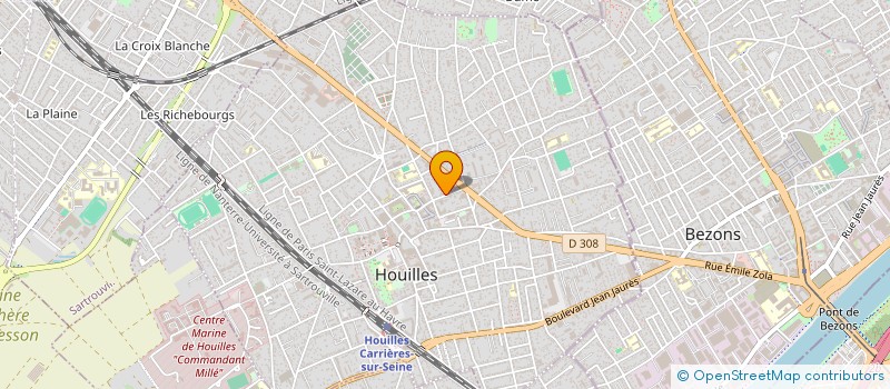 localisation de l'entreprise MONSIEUR YOUNES GADMANI  HOUILLES