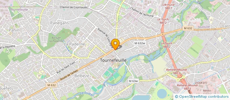 localisation de l'entreprise MONSIEUR YOUNES GHOUDANE  TOURNEFEUILLE
