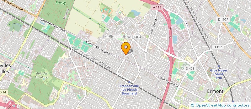 localisation de l'entreprise MONSIEUR YOUNES GUEDIDI  LE PLESSIS-BOUCHARD