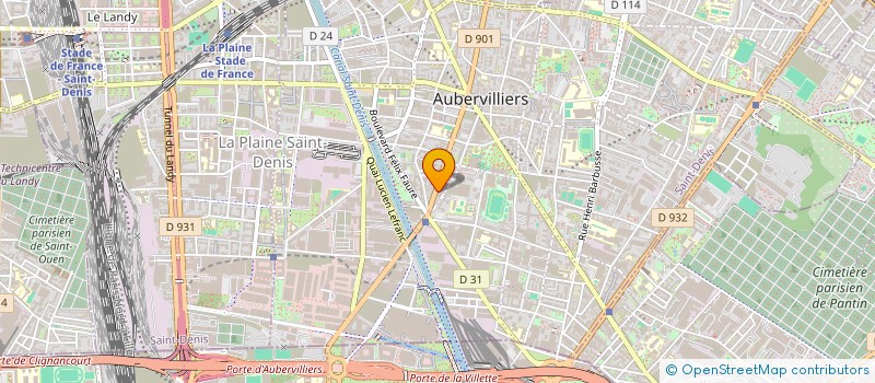 localisation de l'entreprise MONSIEUR YOUNES HABBA  AUBERVILLIERS