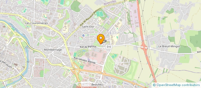 localisation de l'entreprise MONSIEUR YOUNES HAJRI à POITIERS