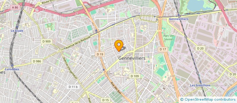 localisation de l'entreprise MONSIEUR YOUNES HAMZI à GENNEVILLIERS