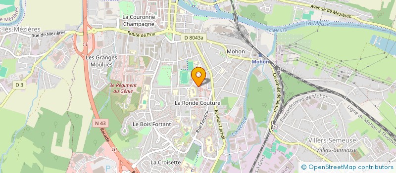 localisation de l'entreprise MONSIEUR YOUNES HRAIBA à CHARLEVILLE-MEZIERES
