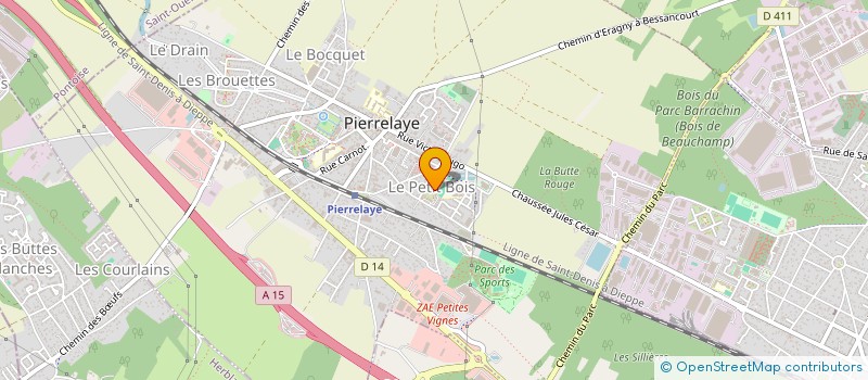 localisation de l'entreprise MONSIEUR YOUNES KAYAT  PIERRELAYE