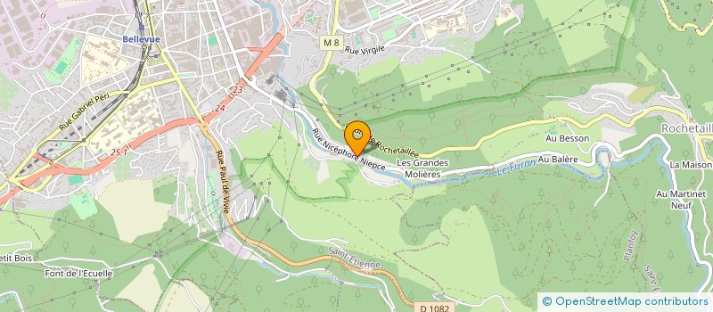 localisation de l'entreprise MONSIEUR YOUNES KHENNOUF  SAINT-ETIENNE