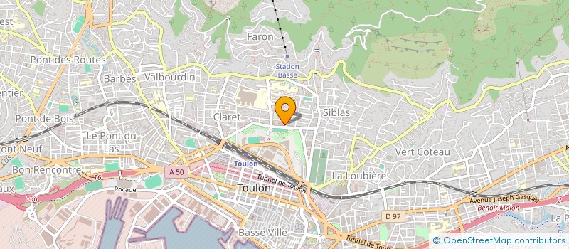 localisation de l'entreprise MONSIEUR YOUNES KRAIEM  TOULON