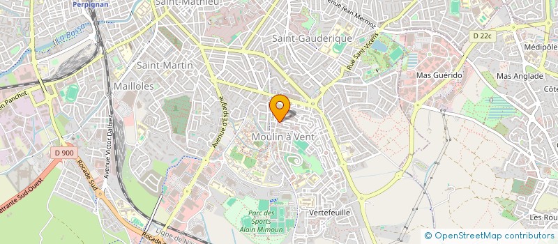 localisation de l'entreprise MONSIEUR YOUNES MAKHLOUF  PERPIGNAN