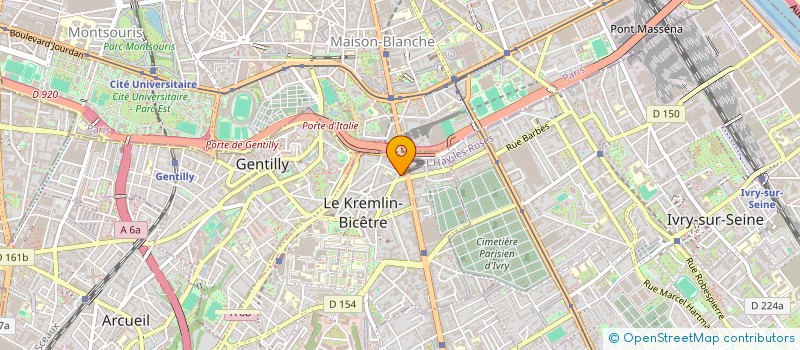 localisation de l'entreprise MONSIEUR YOUNES MAMOUN  LE KREMLIN-BICETRE