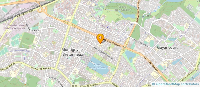 localisation de l'entreprise MONSIEUR YOUNES MAZAR  MONTIGNY-LE-BRETONNEUX