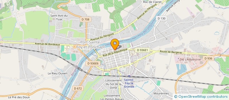 localisation de l'entreprise MONSIEUR YOUNES MEDRHOUS  SAINTE-FOY-LA-GRANDE